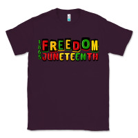 Plum freedom juneteenth Classic Tee - CowGirlArtShop
