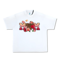 White Valentine's Day mom Urban Heavy Tee - FaDigitalArtStudio