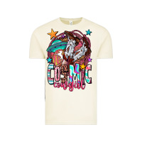 Vintage Arctic cosmic cowgirl Vintage Tee - OliviaCreatesArt