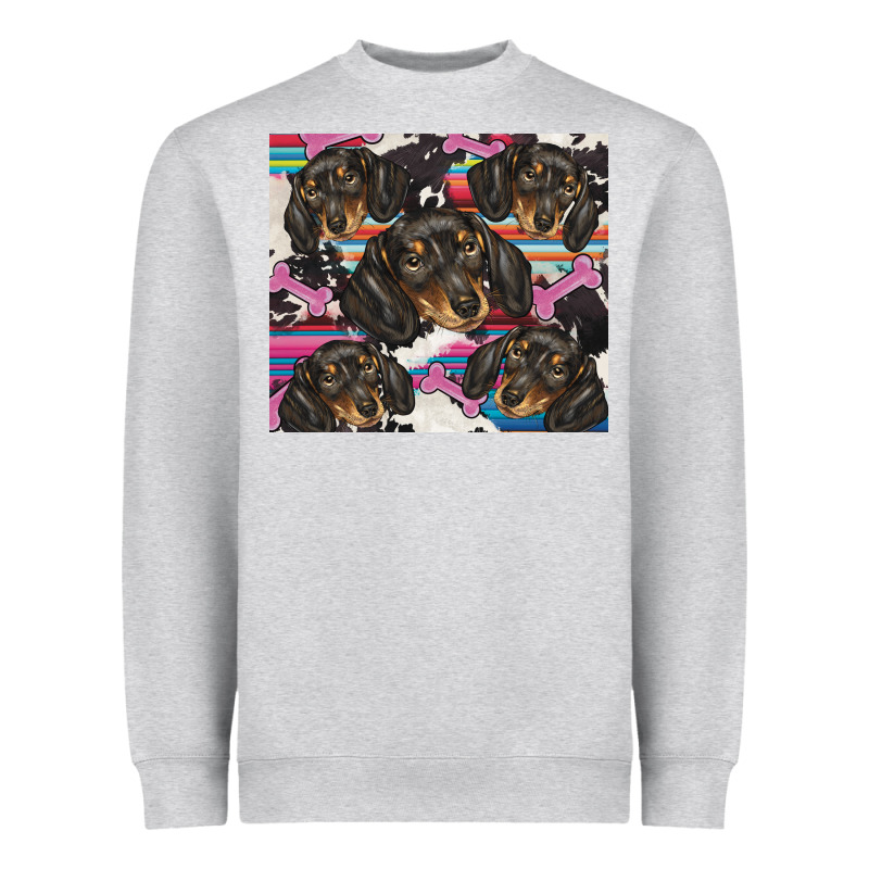 Dachshund Heavyweight Sweatshirt by BarkalooDesign | Teevron