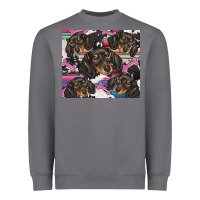 Storm dachshund Heavyweight Sweatshirt - BarkalooDesign