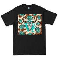 Black gemstone bull skull leopard Premium Tee - TumblerDesignByShophia