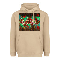 Mushroom love  and leopard with keys Heavyweight Hoodie - AdoDesignShop