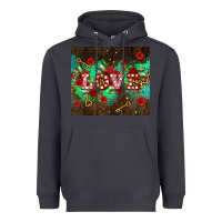 Smoke love  and leopard with keys Heavyweight Hoodie - AdoDesignShop