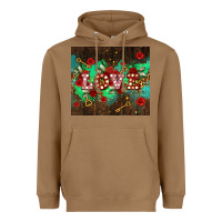 Toasted Coconut love  and leopard with keys Heavyweight Hoodie - AdoDesignShop