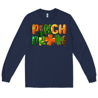 Navy pinch proof Long Sleeve Tee - FaDigitalArtStudio