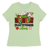 Matcha nurse practitioner claus Ladies Tee - CowGirlArtShop