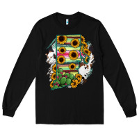 Black Rhode island State aMp Long Sleeve Tee - RanaPortraitStore