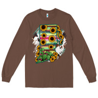 Chestnut Rhode island State aMp Long Sleeve Tee - RanaPortraitStore