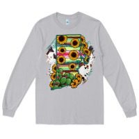 Moon Dust Rhode island State aMp Long Sleeve Tee - RanaPortraitStore