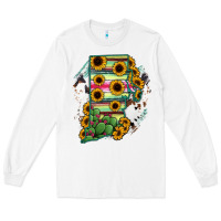 White Rhode island State aMp Long Sleeve Tee - RanaPortraitStore