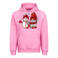 Fuchsia Pink snowman gnome Urban Hoodie - JahusDesignShop