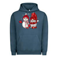 Pigment Midnight Navy snowman gnome Urban Hoodie - JahusDesignShop