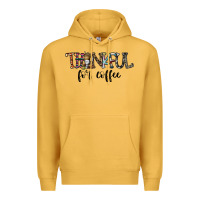 Mustard thankful for coffee Premium Hoodie - CowhideDigitalArt