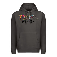 Smoke thankful for coffee Premium Hoodie - CowhideDigitalArt
