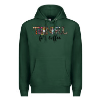 Sports Green thankful for coffee Premium Hoodie - CowhideDigitalArt