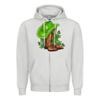Dove Grey green  cowgirl and roses Zipper Hoodie - AdoDesignShop