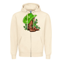 Sandshell green  cowgirl and roses Zipper Hoodie - AdoDesignShop