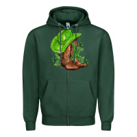 Sports Green green  cowgirl and roses Zipper Hoodie - AdoDesignShop