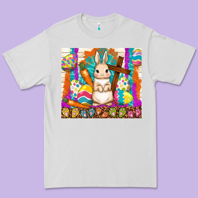 Easter Day Rabbit Premium Tee Designed By Tumblerdesignbyshophia