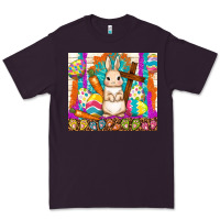 Plum easter day rabbit Premium Tee - TumblerDesignByShophia