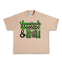 Burro St. Patrick's Day Shamrock and roll Urban Heavy Tee - OliviaCreatesArt