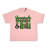 Salmon St. Patrick's Day Shamrock and roll Urban Heavy Tee - OliviaCreatesArt