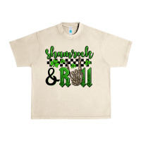 Sandshell St. Patrick's Day Shamrock and roll Urban Heavy Tee - OliviaCreatesArt