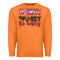 Carrot donut worry be happy Premium Sweatshirt - AdoDesignShop