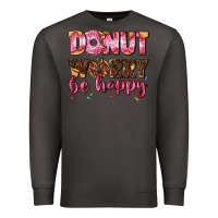 Smoke donut worry be happy Premium Sweatshirt - AdoDesignShop