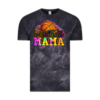 Cloud Black basketball mama Vintage Tee - OliviaCreatesArt