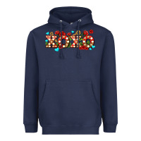 Navy xoxo roses and keys Heavyweight Hoodie - AdoDesignShop