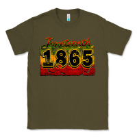 Army Green juneteenth 1865 Classic Tee - CowGirlArtShop