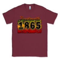 Burgundy juneteenth 1865 Classic Tee - CowGirlArtShop