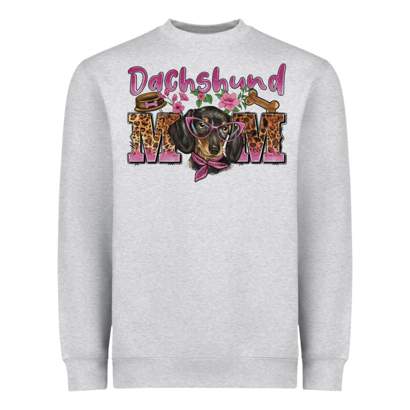 Dachshund Mom Heavyweight Sweatshirt by BarkalooDesign | Teevron