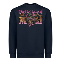 Navy dachshund mom Heavyweight Sweatshirt - BarkalooDesign