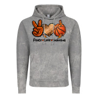 Cloud Rock Peace Love Basketball Vintage Hoodie - FaDigitalArtStudio