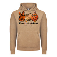 Vintage Coffee Peace Love Basketball Vintage Hoodie - FaDigitalArtStudio