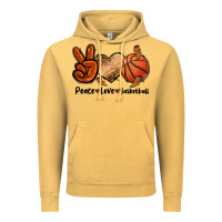 Peace Love Basketball Vintage Hoodie | Teevron