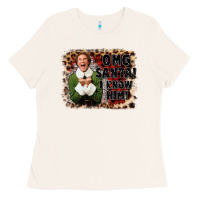 Omg Santa I Know Him Elf Ladies Tee | Teevron