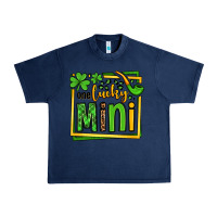 Navy One lucky mini St. Patrick's Urban Heavy Tee - OliviaCreatesArt