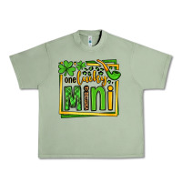 Oil Green One lucky mini St. Patrick's Urban Heavy Tee - OliviaCreatesArt