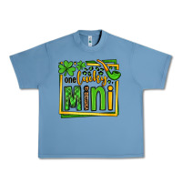 Pebble Blue One lucky mini St. Patrick's Urban Heavy Tee - OliviaCreatesArt