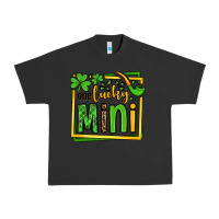 Pigment Black One lucky mini St. Patrick's Urban Heavy Tee - OliviaCreatesArt