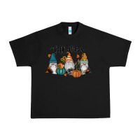 Black Fall Vibes Gnomes Urban Heavy Tee - RanaPortraitStore