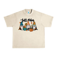Sandshell Fall Vibes Gnomes Urban Heavy Tee - RanaPortraitStore