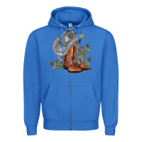 True Royal gray cowgirl and roses Zipper Hoodie - AdoDesignShop