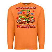 Carrot hamburger are my valentine Premium Sweatshirt - AdoDesignShop