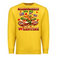 Lemon hamburger are my valentine Premium Sweatshirt - AdoDesignShop
