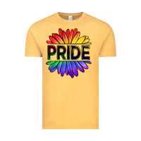 Vintage Mustard hippie pride sunflowers Vintage Tee - OliviaCreatesArt